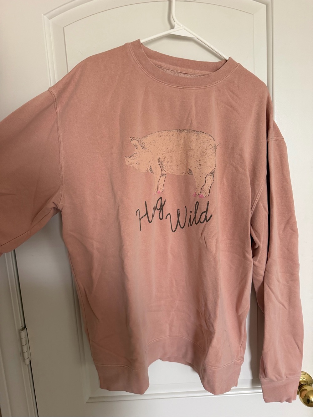 GUC living fully Mallory Ervin XL sweatshirt pink hog wild
